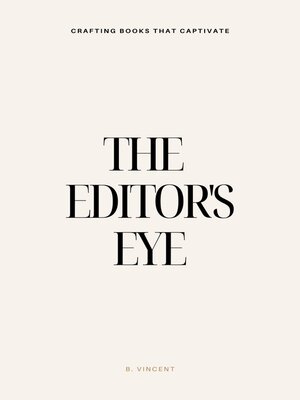 cover image of The Editor's Eye